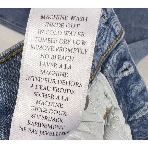 Frank & Eileen Monaghan Jeans High Rise Button Fly Raw Hem Womens Size 28 - Picture 11 of 12